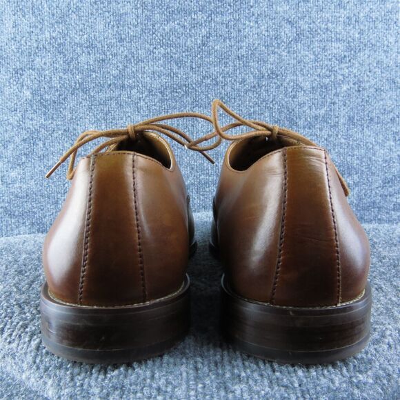 Nordstrom Shop Toe Cap Men Oxford Shoes Size 11.5 Medium Brown Lace‎ Up - Picture 5 of 10